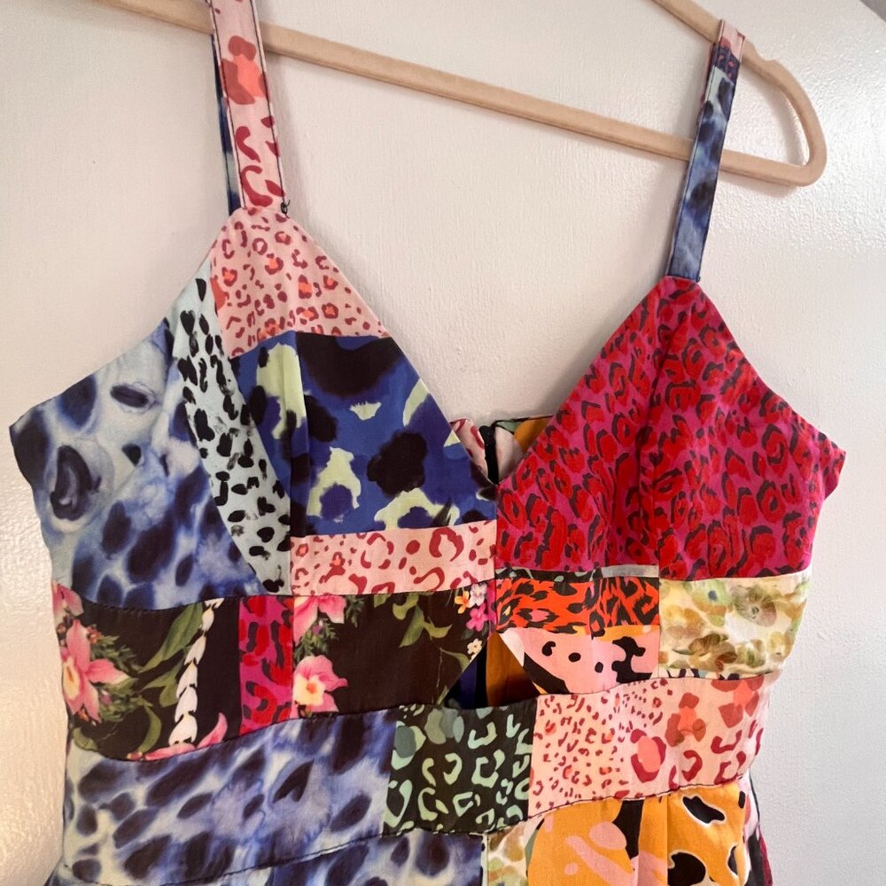 Desigual Printed Patchwork Jumpsuit - Large - NWT… - image 5